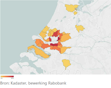 Aandeel Rotterdammers op de lokale woningmarkt
